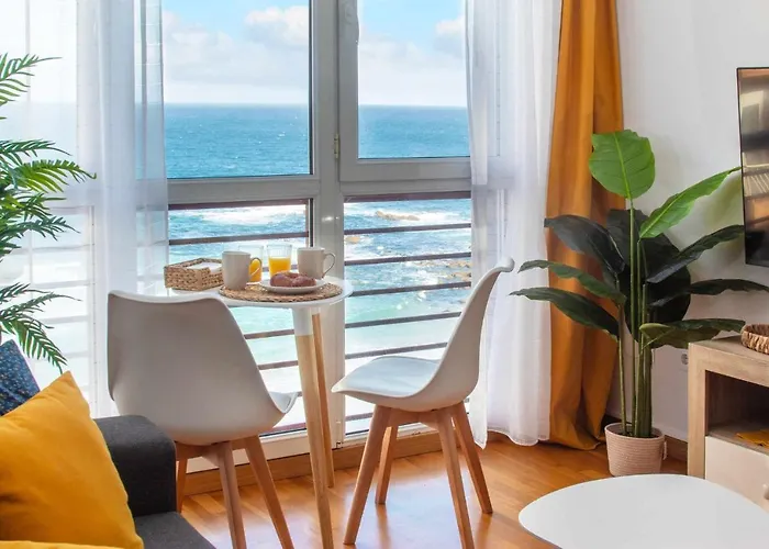 アパート Ag Miramar X4 Vistas Playa Costa Da Morte *