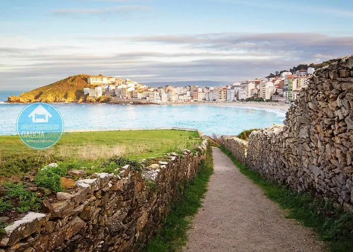 アパート Ag Miramar X4 Vistas Playa Costa Da Morte *