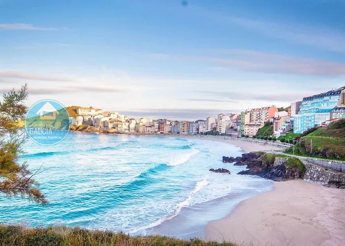 アパート Ag Miramar X4 Vistas Playa Costa Da Morte *