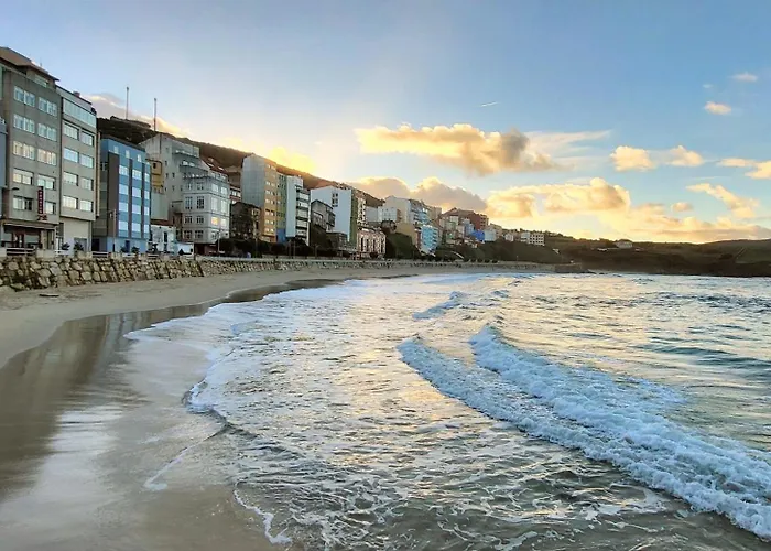 アパート Ag Miramar X4 Vistas Playa Costa Da Morte